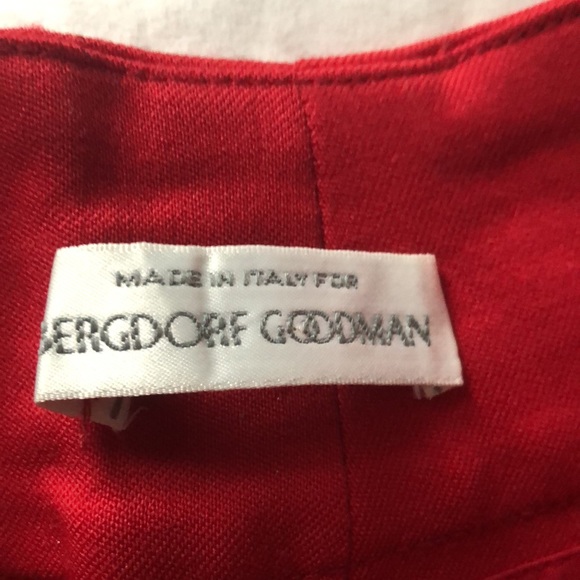 Bergdorf Goodman Red Skirt - Picture 3 of 6